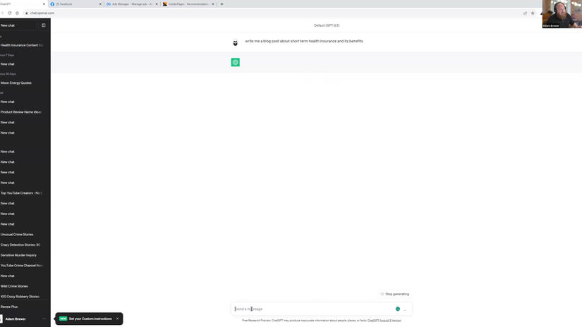 MARKETING 101 WITH ADAM BREWER